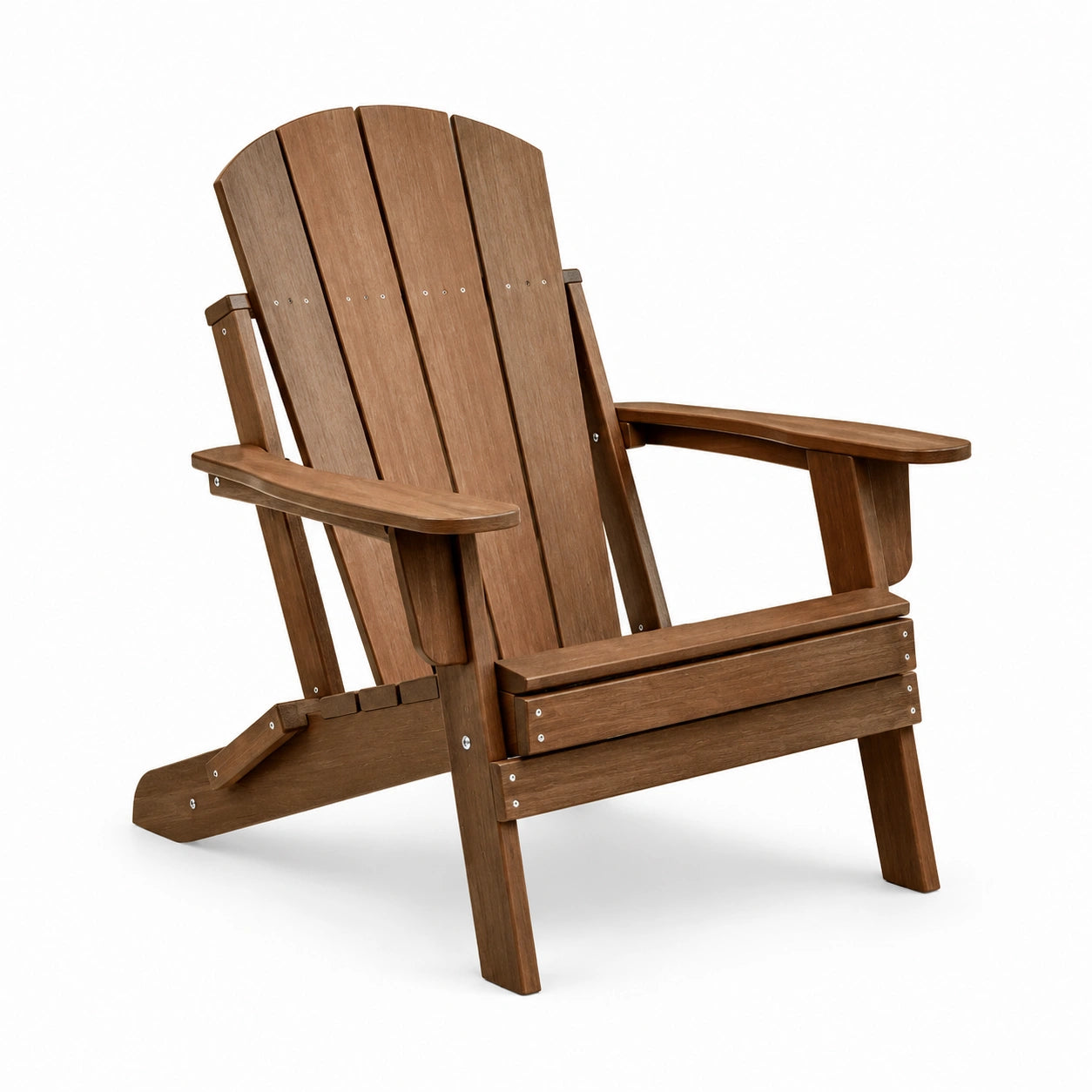 Fauteuil Adirondack en Bois d'Eucalyptus Brun